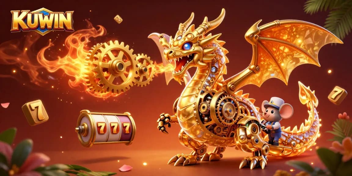 KUWIN immerses players in rich, detailed 3D casino adventures featuring slot reels and dynamic gaming elements.