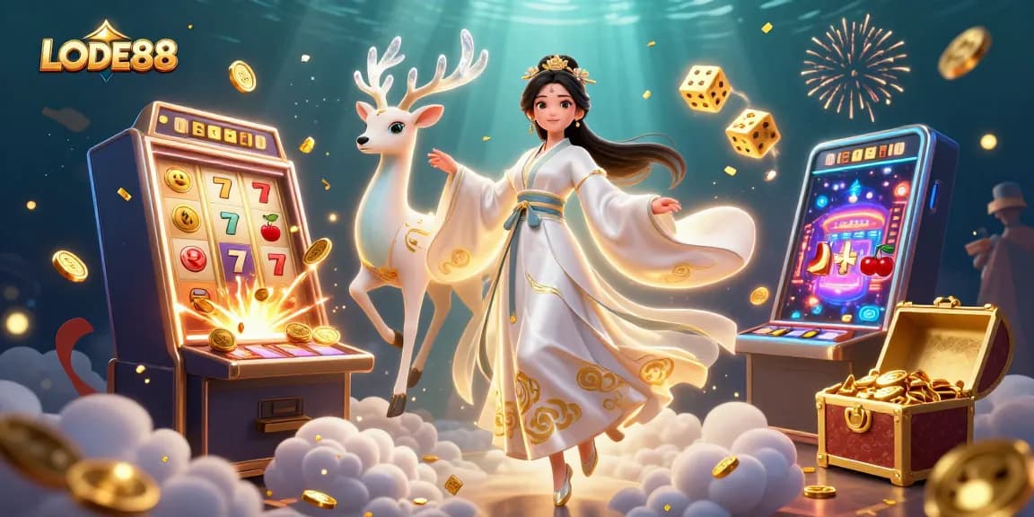 Experience the excitement of LODE88 with vibrant casino action and captivating visual artistry.