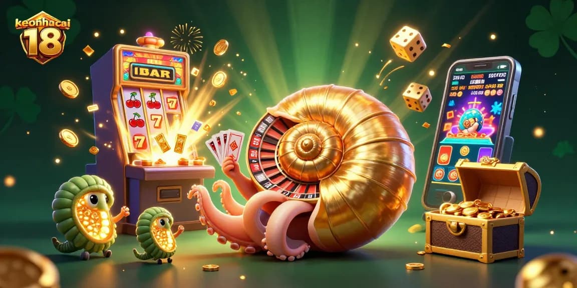 Experience winning strategies with keonhacai 18 through exciting slot machines and vibrant game elements.