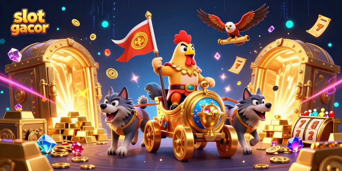Menangkan jackpot dengan slot gacor di ilustrasi kasino 3D yang menakjubkan dan penuh energi