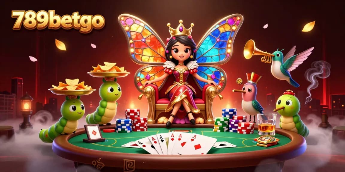 Join the excitement of 789betgo as you win with a royal flush and stacked poker chips.