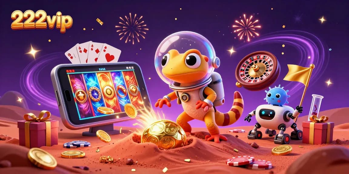 O 222vip leva você a um cassino dourado em Marte, com jogos e prêmios digitais.
