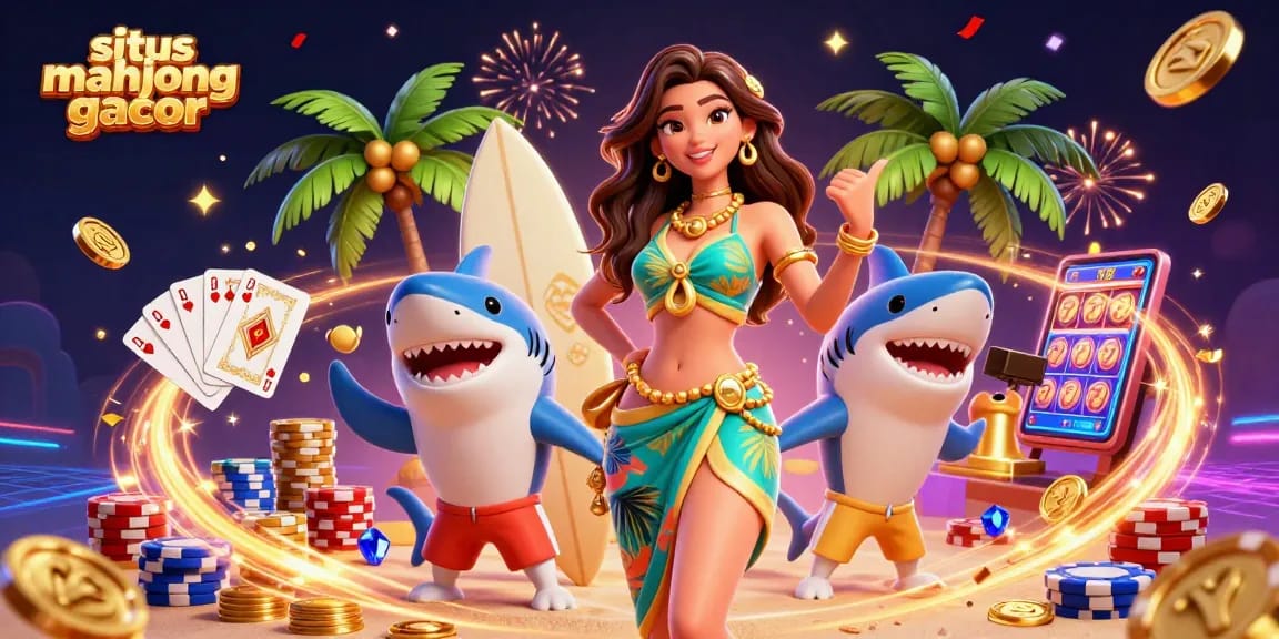Experience the thrill at situs mahjong gacor with vibrant casino elements and modern graphics.