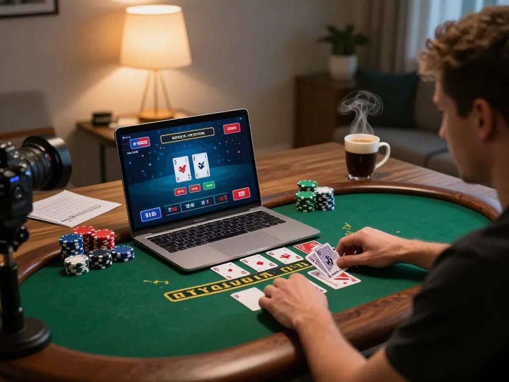 Fabet offers an exciting online blackjack experience with immersive gameplay on a laptop