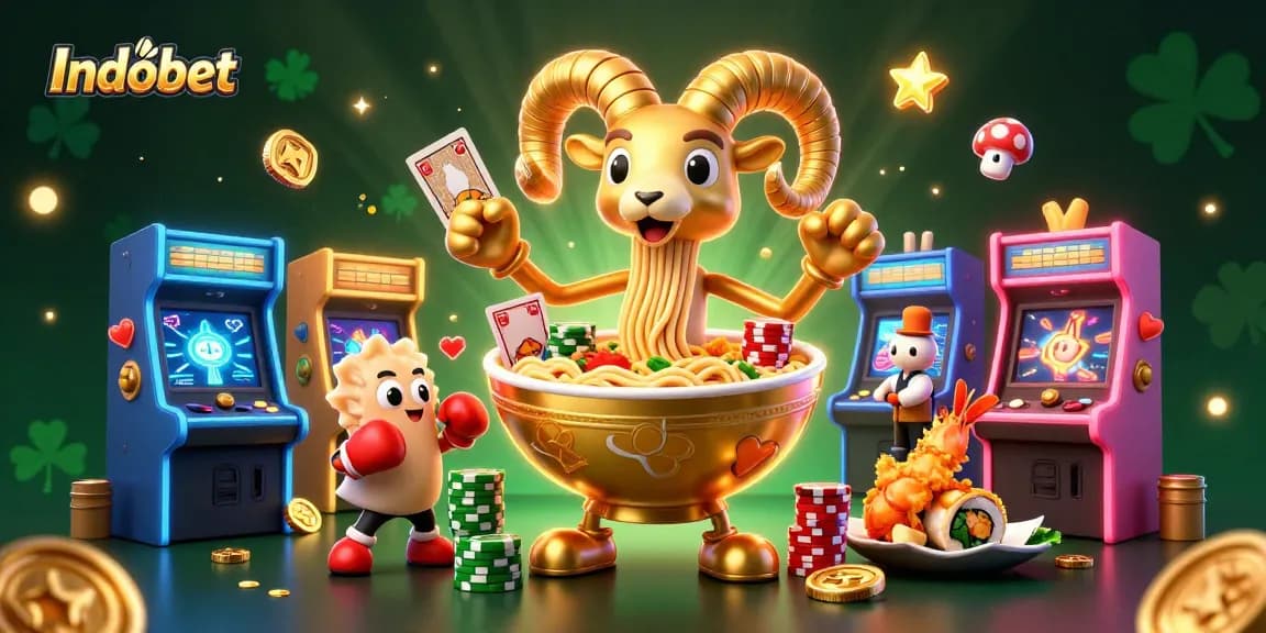 Indobet menawarkan permainan seru dengan karakter lucu yang menampilkan transaksi kasino.