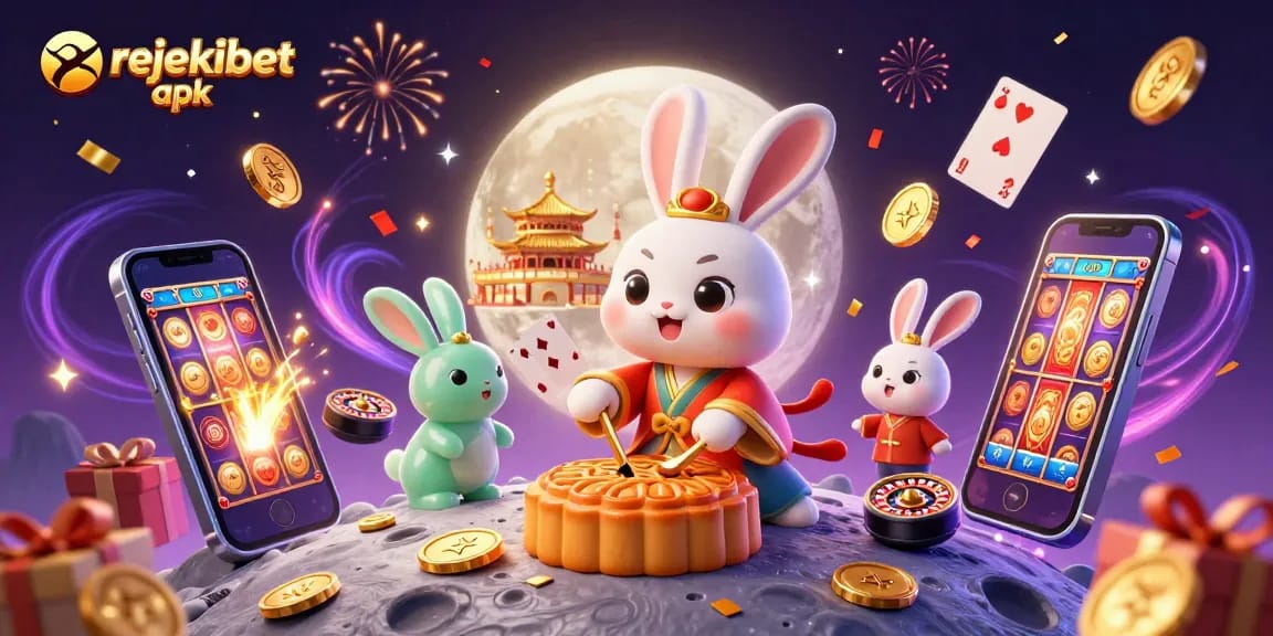 Experience winning with rejekibet apk, showcasing vibrant casino elements and characters in a dynamic scene.