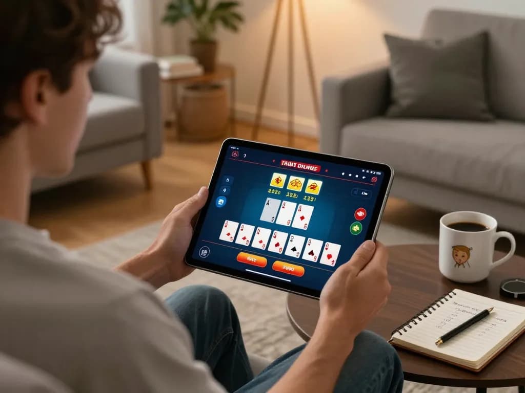 B52CLUB player strategizing money management in a lively online blackjack game
