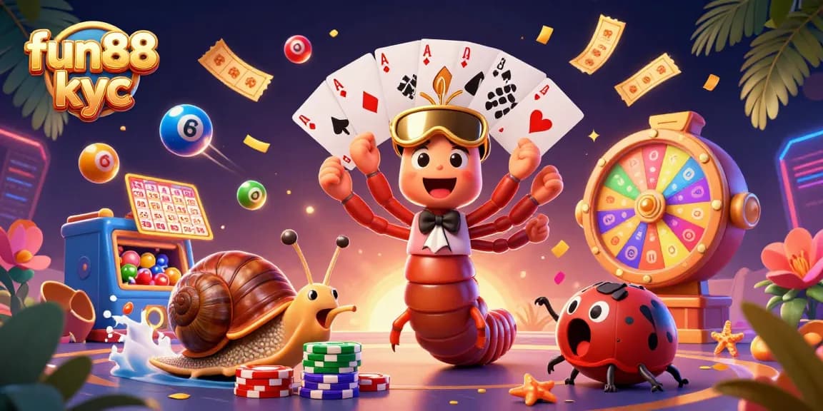 Chơi cùng fun88 kyc với dealer và những trò chơi hứng khởi trong không gian sôi động.