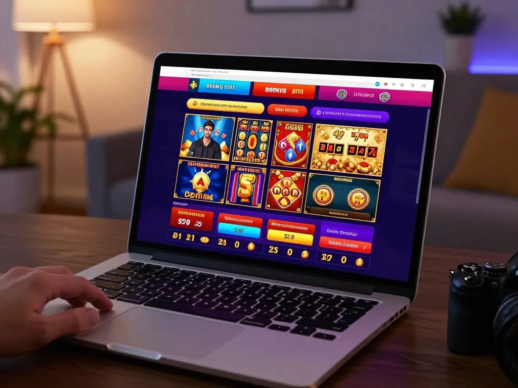 Immersive online gambling experience at 88aa with exciting game selections and cozy home setting.