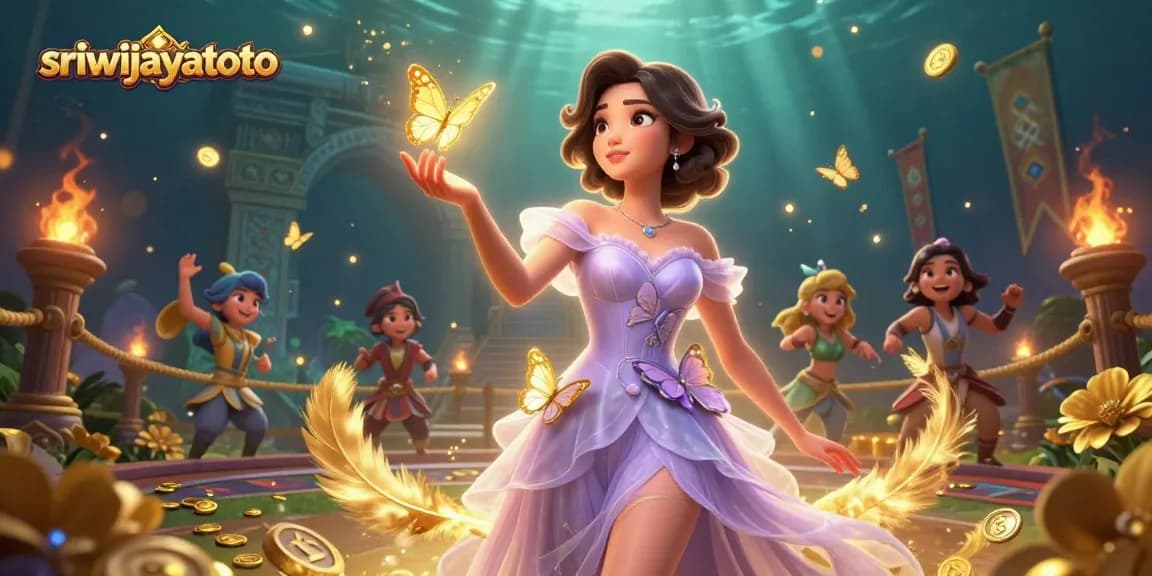 Sriwijayatoto showcases an ethereal scene inviting players to win in an enchanting gaming world.