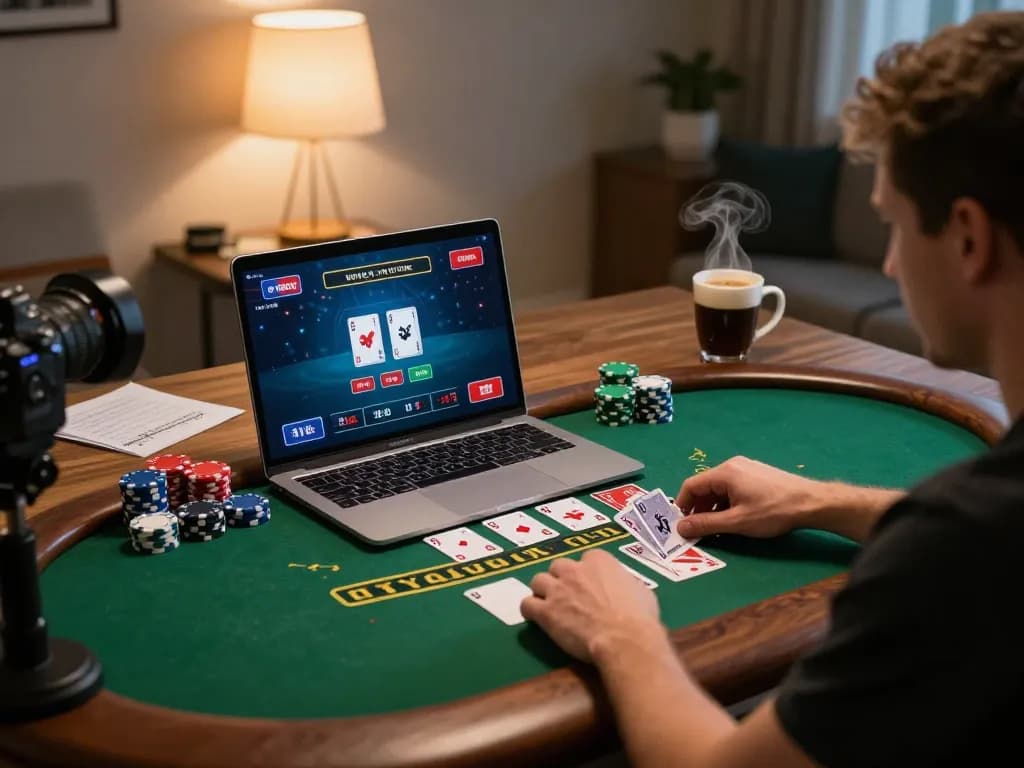 Fabet offers an exciting online blackjack experience with immersive gameplay on a laptop