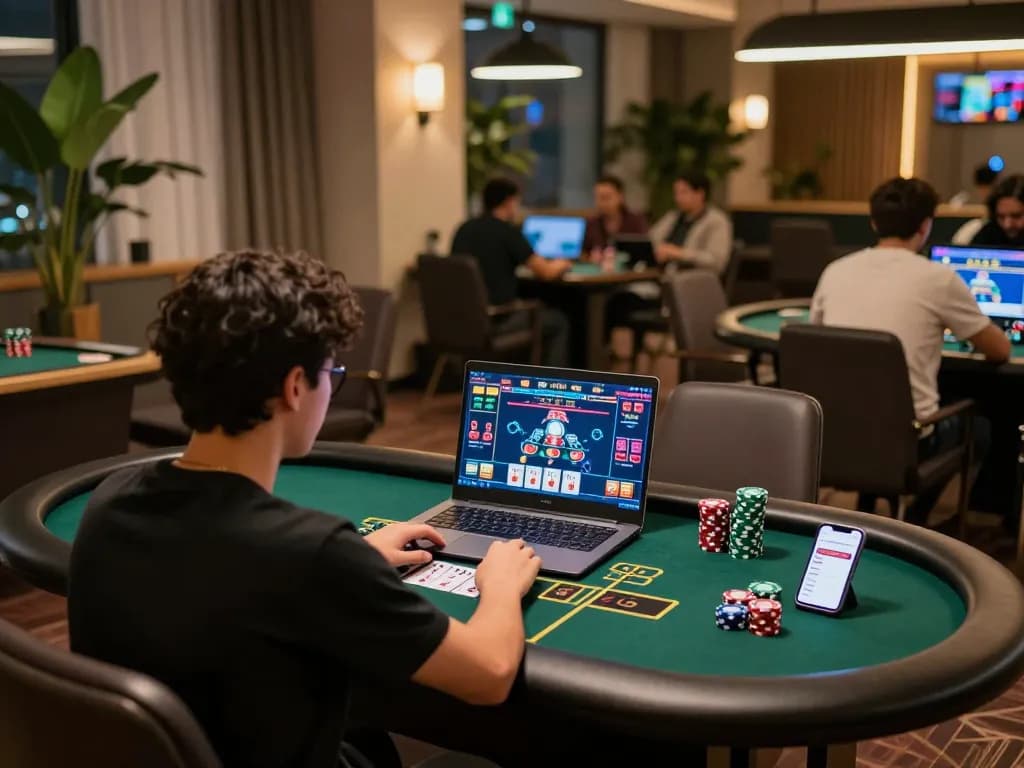 Engaging in online gaming at 7-hd, a player strategizing bets with vibrant visuals on screen