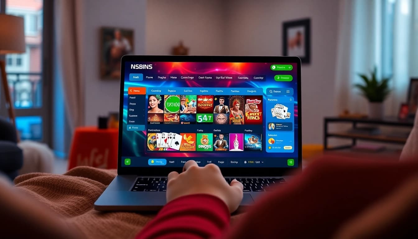 Nhatvip uy tín 2026 engaging online gaming experience in a cozy home setting.