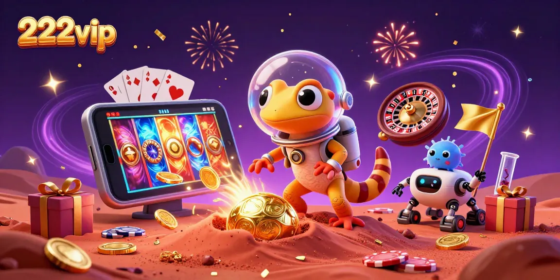O 222vip leva você a um cassino dourado em Marte, com jogos e prêmios digitais.