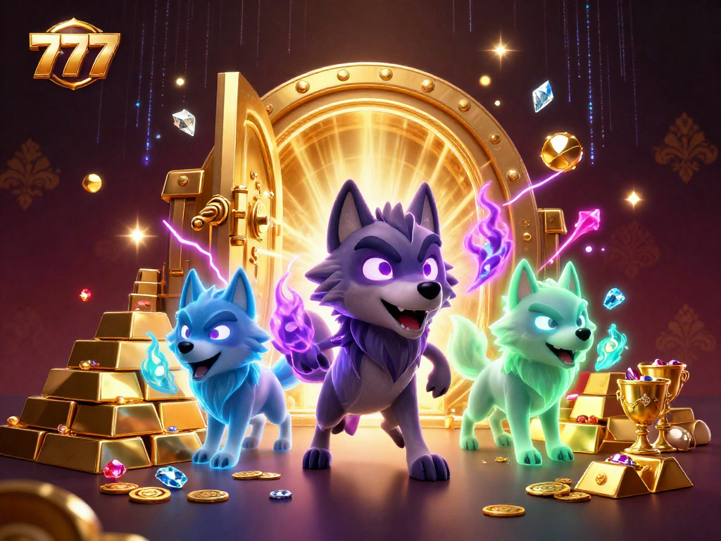 Experience winning moments in 777 slots with a dynamic casino scene full of treasure and excitement.