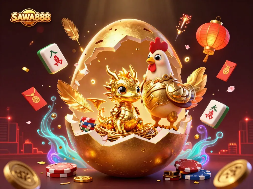 SAWA888 invites players into a vibrant dragon-themed gaming world filled with luck and excitement.