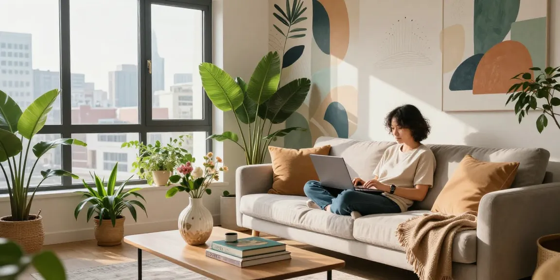 Gaya hidup modern di apartemen yang nyaman, menampilkan ruang tamu dan elemen dekoratif, di https://miami4d.com/.