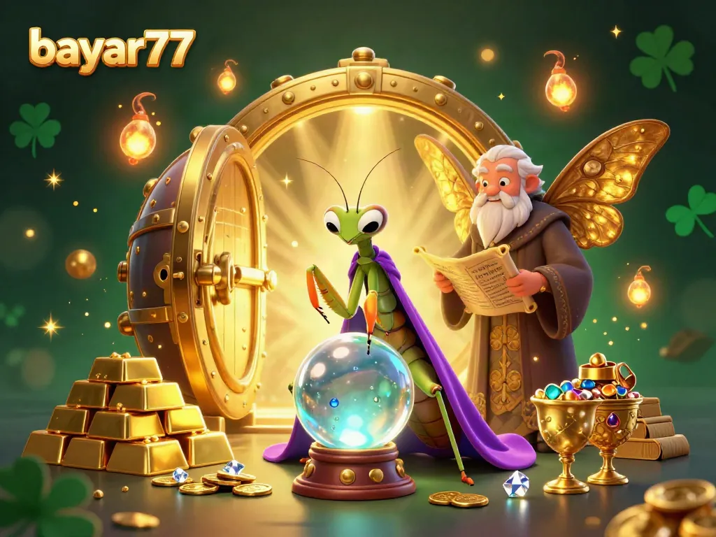 Play games with bayar77, experiencing vibrant online casino magic through 3D fortune teller and gems.