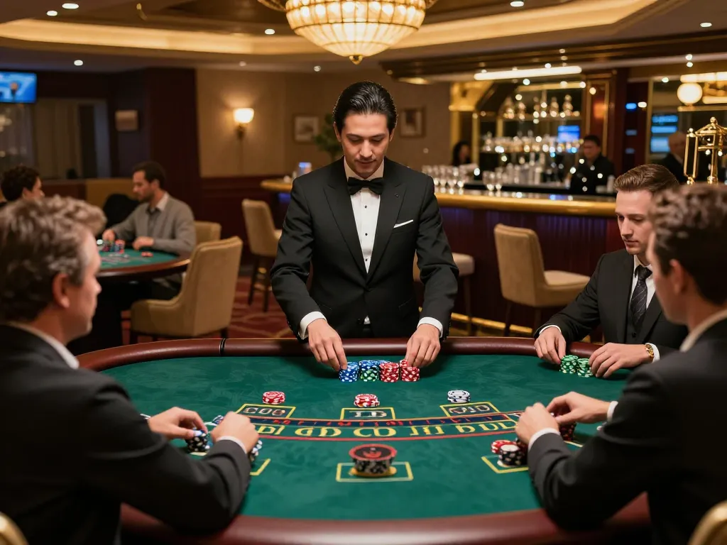 Players at a GG88 casino engaging in blackjack strategy with dynamic gameplay.