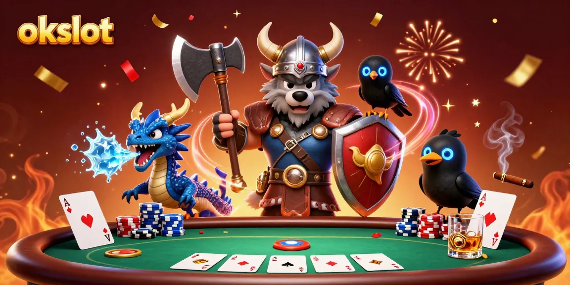 เล่นเกมคาสิโนออนไลน์ที่ okslot ด้วยเกมสล็อตออนไลน์และโป๊กเกอร์ที่เต็มไปด้วยความตื่นเต้น
