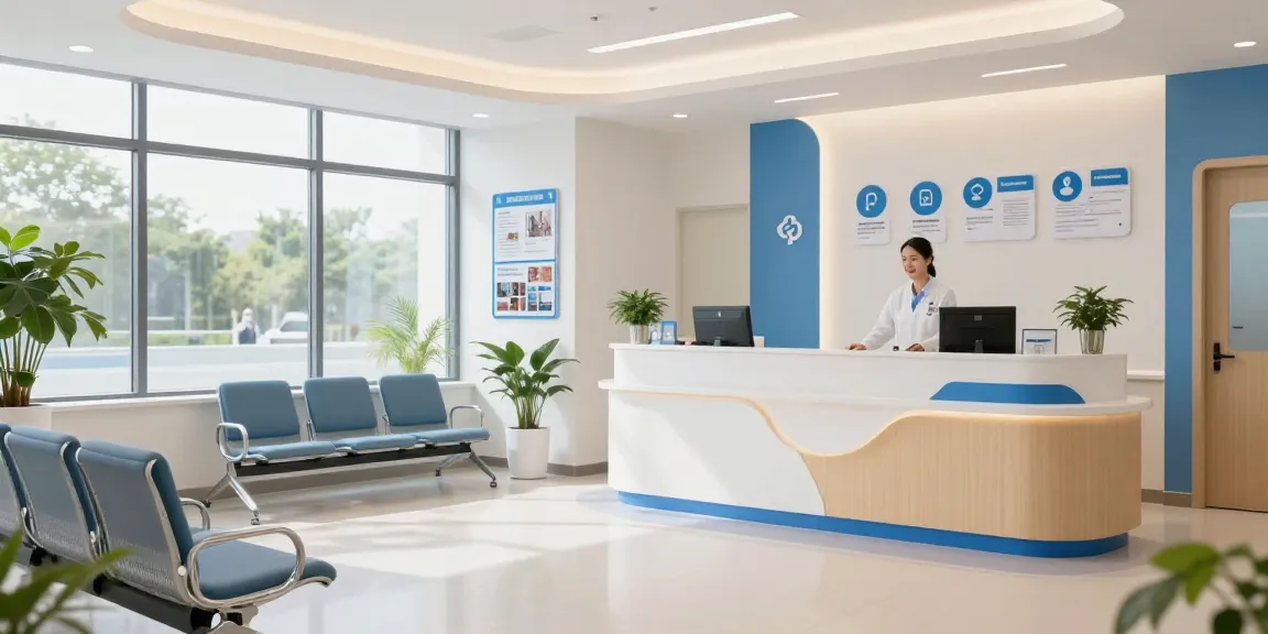 David Hoffmeister reviews at a medical clinic showcasing patient care and wellness services.