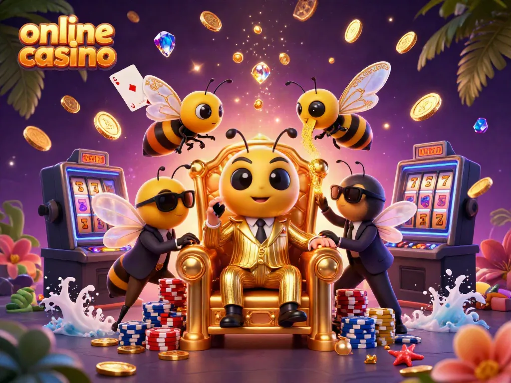 Engage with the thrilling online casino experience featuring vibrant 3D visuals and dynamic gaming elements.