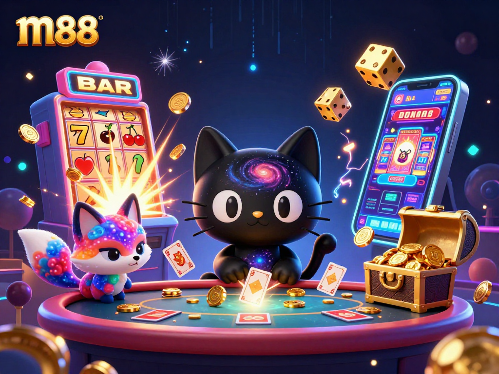 ม88 เล่นอย่างสนุกด้วยสล็อตและคาสิโนภาพ 3 มิติที่มีแสงและสีสันสดใส