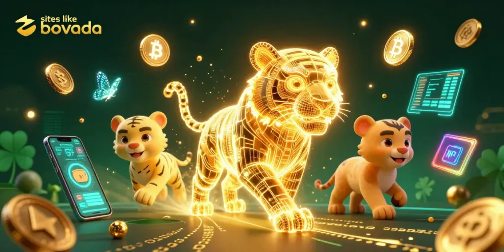 Experience thrilling games at sites like Bovada in a digital casino landscape with crypto elements.