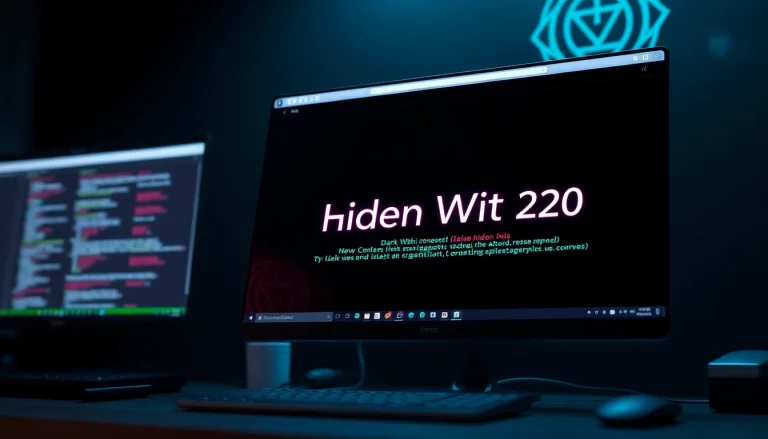 The Hidden Wiki 2026 homepage on a secure Tor Browser, emphasizing dark web .onion links.