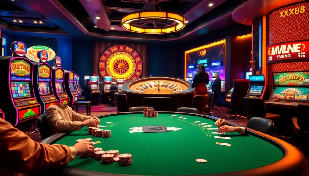 Join the excitement at nhà cái XX88 with luxury casino games and thrilling poker action.
