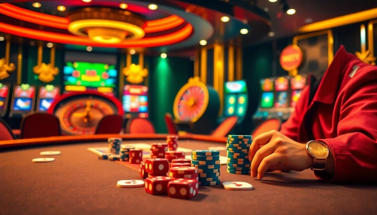 Experience thrilling gameplay at qh88 with vibrant casino tables and exciting poker games.