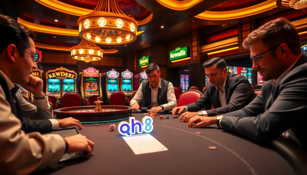 Experience high-stakes excitement at qh88 with professional poker and casino action.