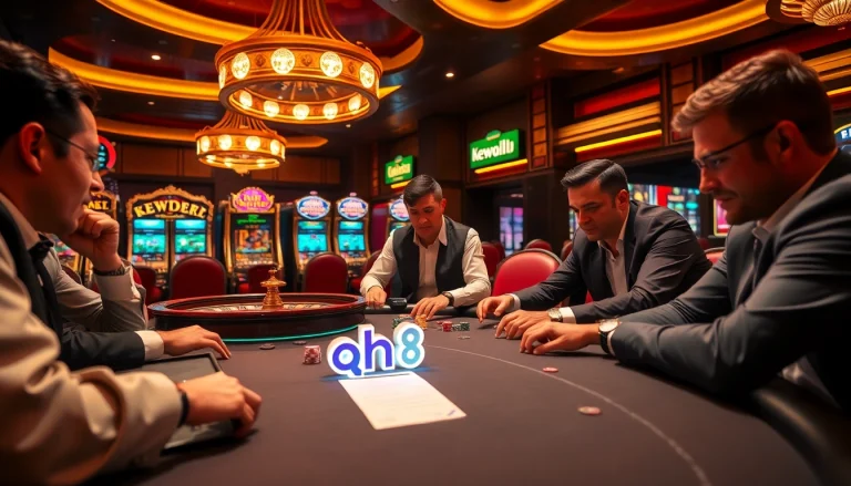 Experience high-stakes excitement at qh88 with professional poker and casino action.