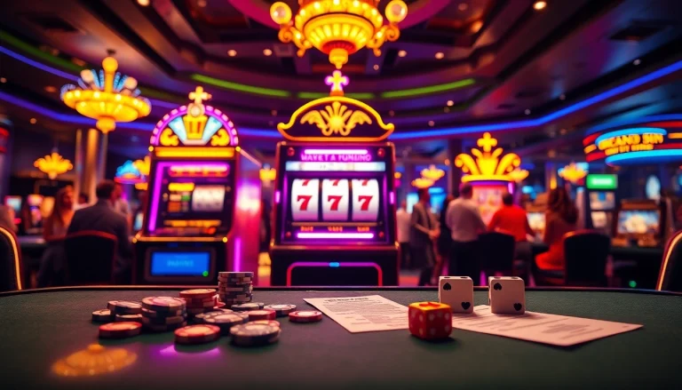 Winning players enjoying slot gacor hari ini at a luxurious casino with exciting games.