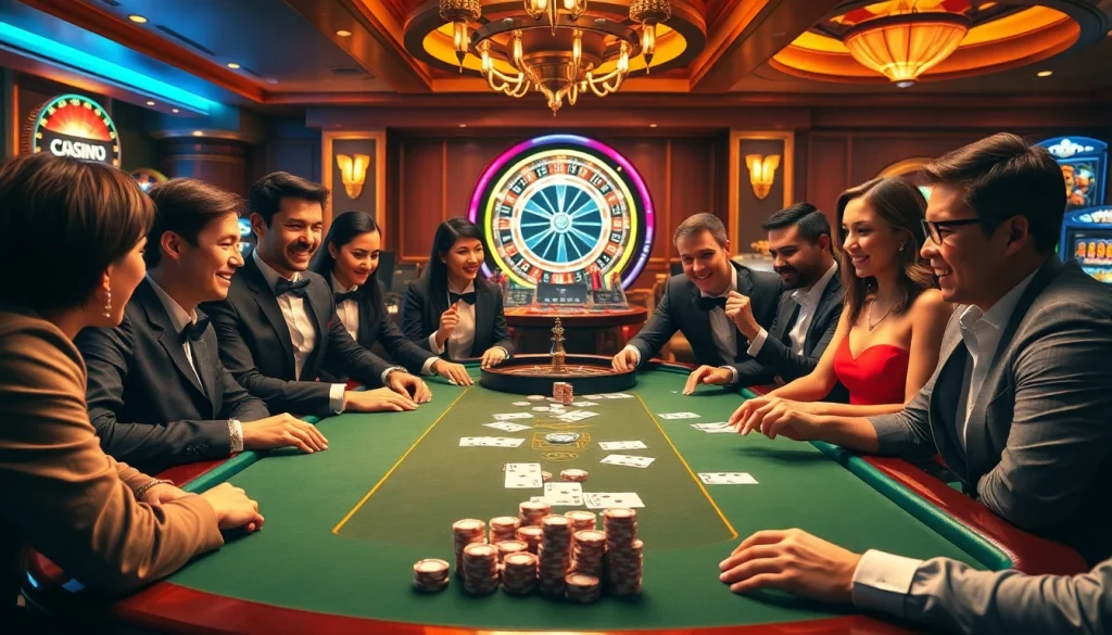 Rasakan sensasi datuk win di meja poker kasino yang seru dengan pemain glamor dan suasana yang hidup.