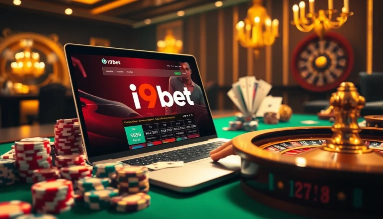 Players enjoying the i9bet online casino experience with vibrant gaming elements.