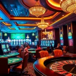 Experience the thrill of gaming at Jun88 with vibrant casino tables and exciting slot machines.