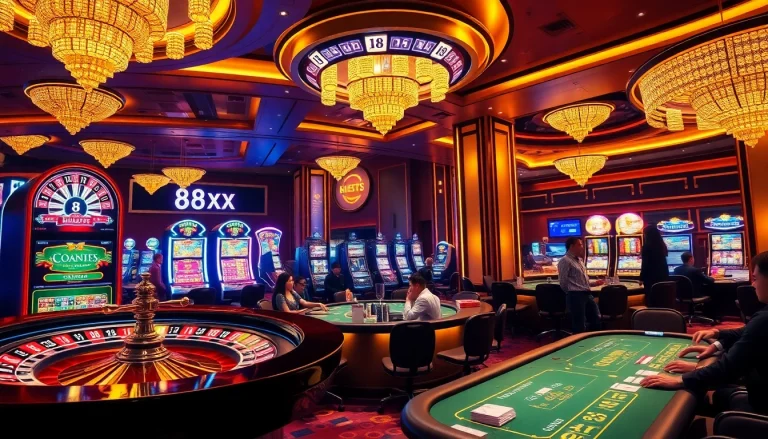 Engage with thrilling casino activities at 88xx featuring professional dealers and high-stakes games.