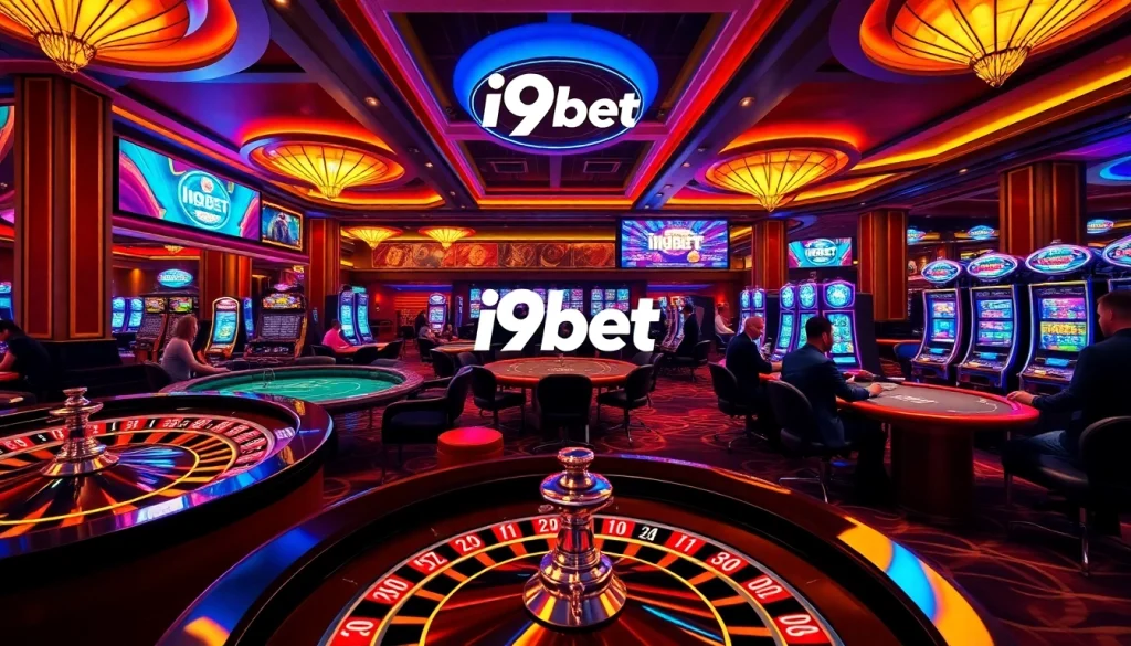 Experience the thrill of winning at i9bet with vibrant casino gaming visuals.