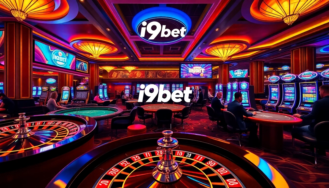 Experience the thrill of winning at i9bet with vibrant casino gaming visuals.