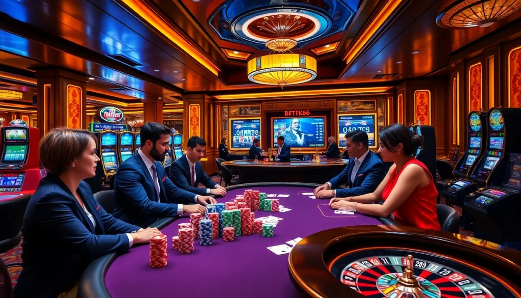 Experience excitement at BDTK66 with high-stakes poker action and vibrant casino glamour.