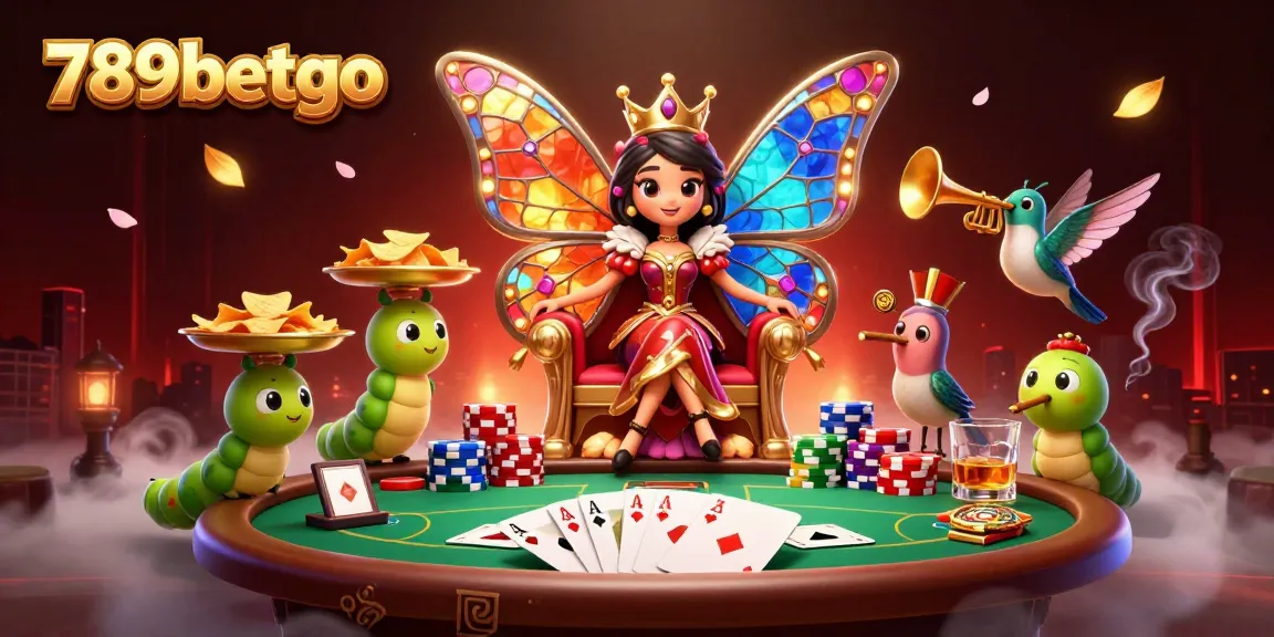 Join the excitement of 789betgo as you win with a royal flush and stacked poker chips.