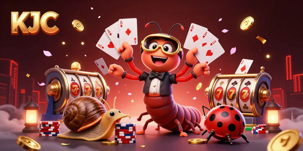 KJC dealer offers an exciting casino experience amid dynamic poker elements and vibrant visuals.