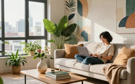 Gaya hidup modern di apartemen yang nyaman, menampilkan ruang tamu dan elemen dekoratif, di https://miami4d.com/.